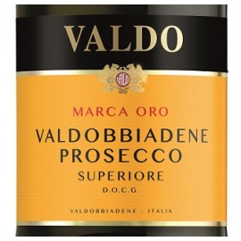 Spumante Valdobbiadene Prosecco Superiore extra dry Marca Oro 75 cl - Valdo
