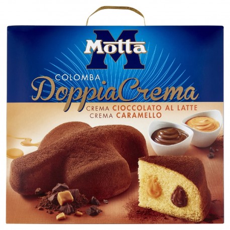 Colomba DoppiaCrema Cioccolato al Latte & Caramello 700 gr - Motta