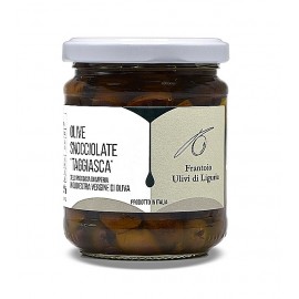 Olive nere taggiasche snocciolate in olio extra vergine di oliva 180 gr - Frantoio Ulivi di Liguria