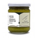Pesto senza aglio in olio extravergine d'oliva 180 gr - Frantoio Ulivi di Liguria 
